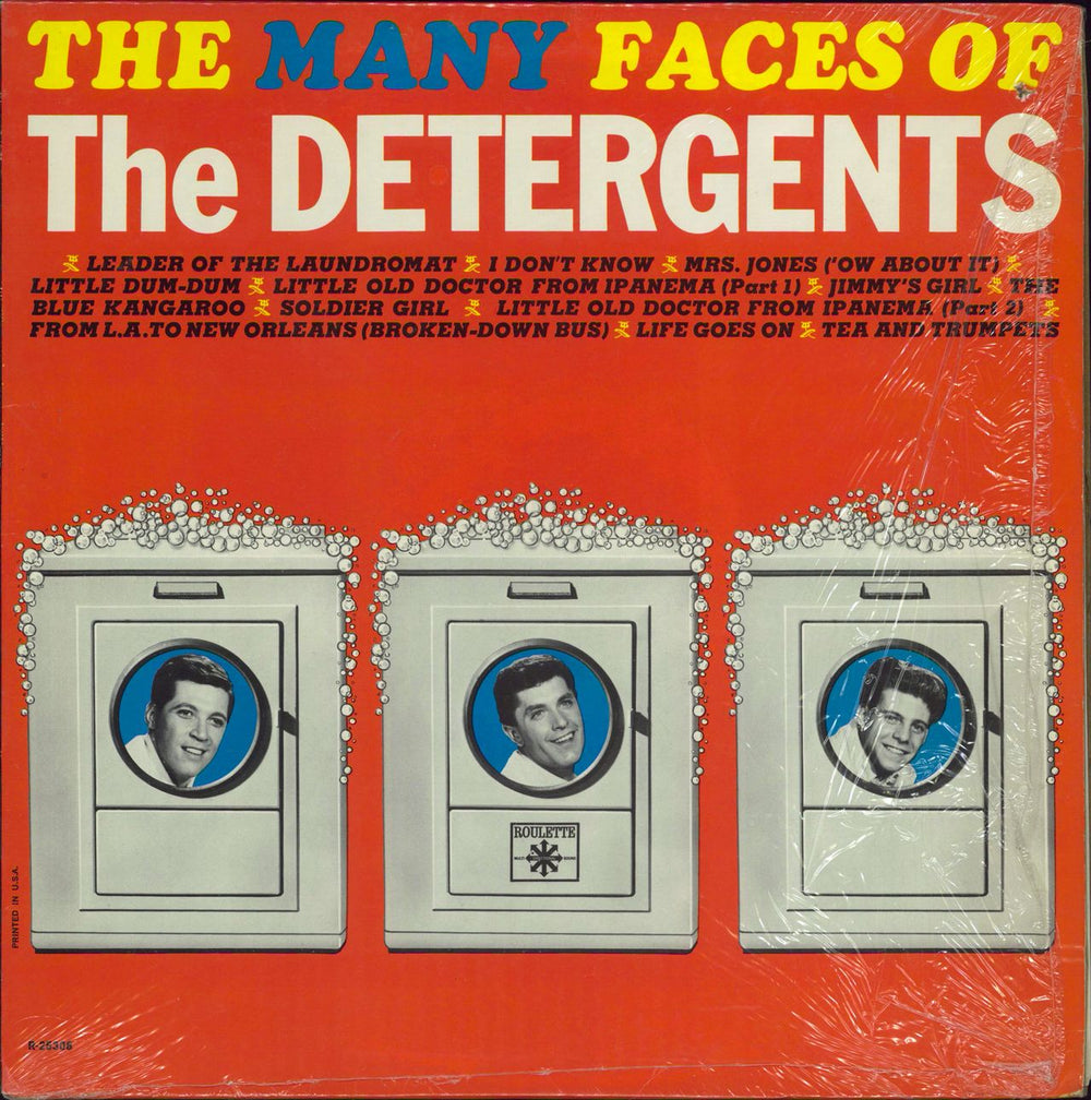 The Detergents The Many Faces Of The Detergents US vinyl LP album (LP record) R-25308