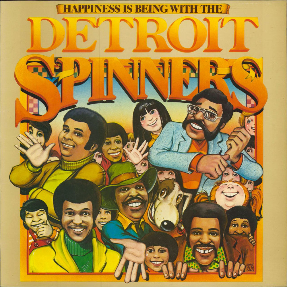 The Detroit Spinners Happiness Is Being With The Detroit Spinners UK vinyl LP album (LP record) K50287