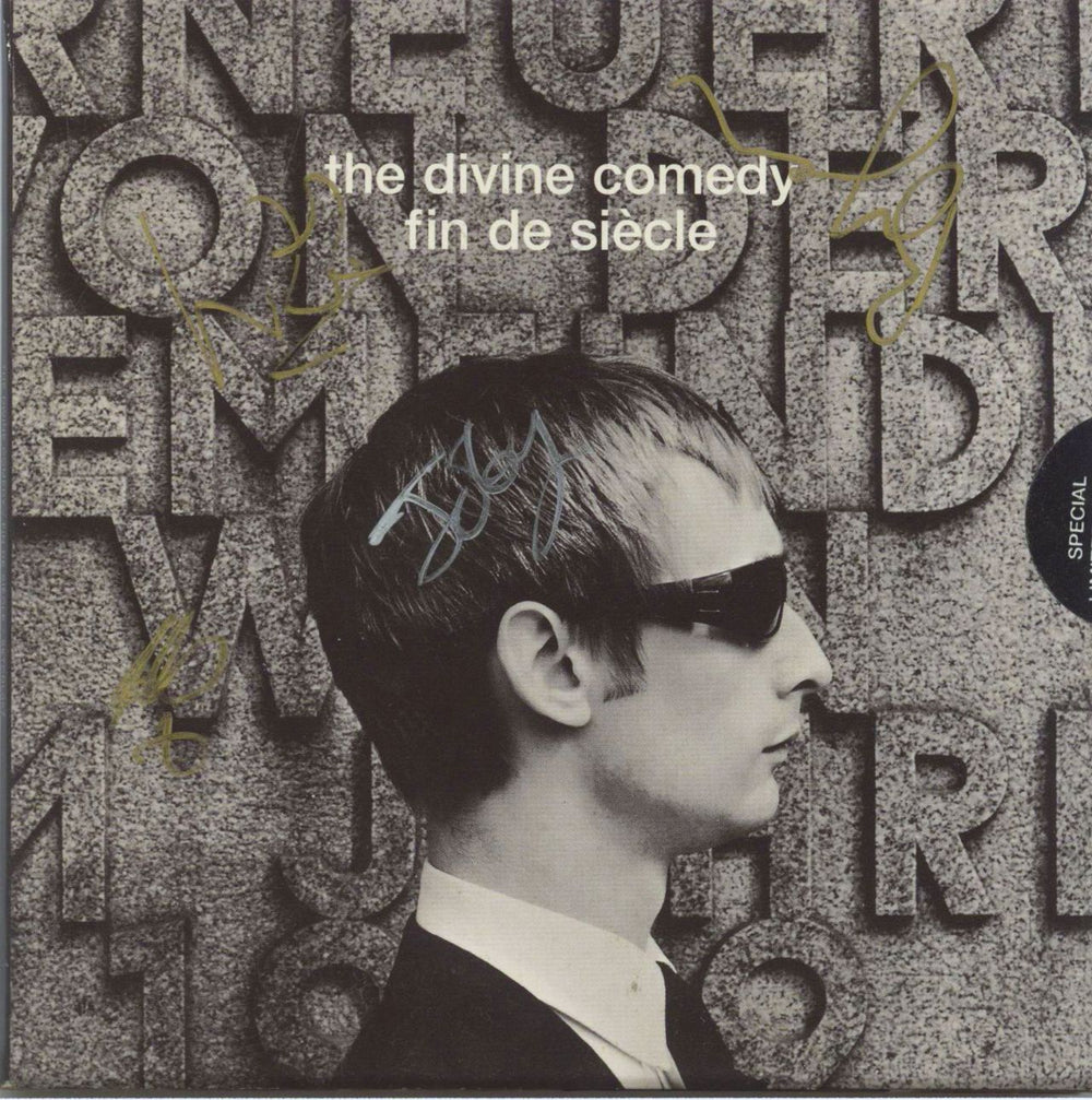 The Divine Comedy Fin De Siecle - Fully Autographed UK CD album (CDLP) SETCDL057