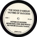 The Dogs D'Amour Victims Of Success UK Promo 12" vinyl single (12 inch record / Maxi-single) CHINX24DJ