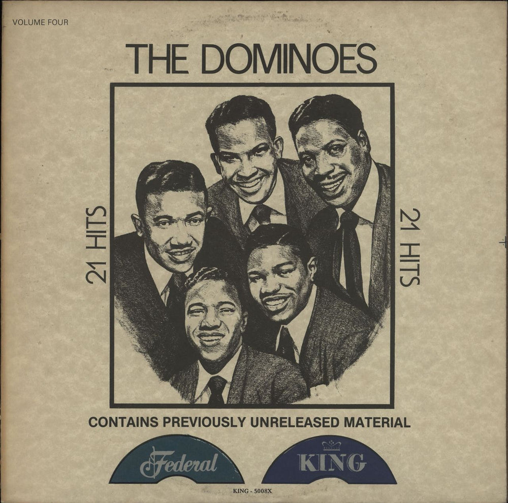 The Dominoes Volume Four : 21 Hits US vinyl LP album (LP record) K5008X