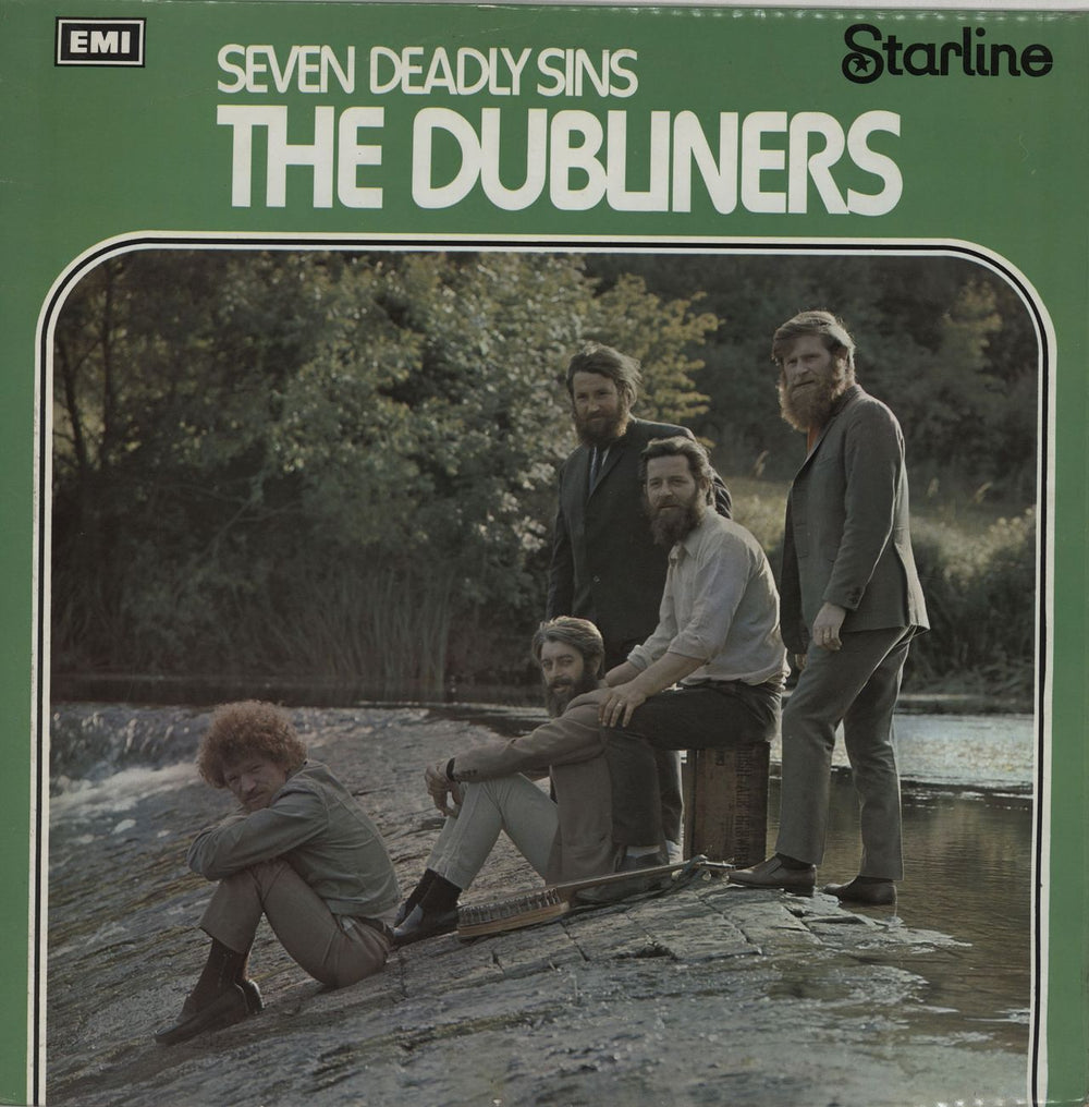 The Dubliners Seven Deadly Sins UK vinyl LP album (LP record) SRS5101