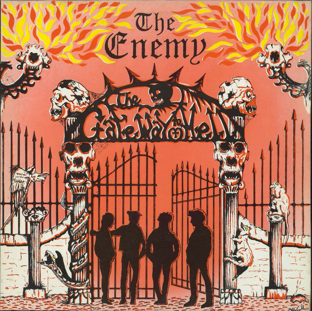 The Enemy (80S/Punk) The Gateway To Hell UK vinyl LP album (LP record) FALLLP015