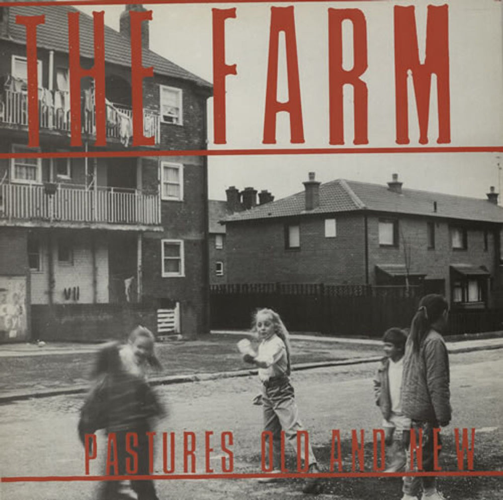 The Farm Pastures Old And New UK vinyl LP album (LP record) REFIRE3
