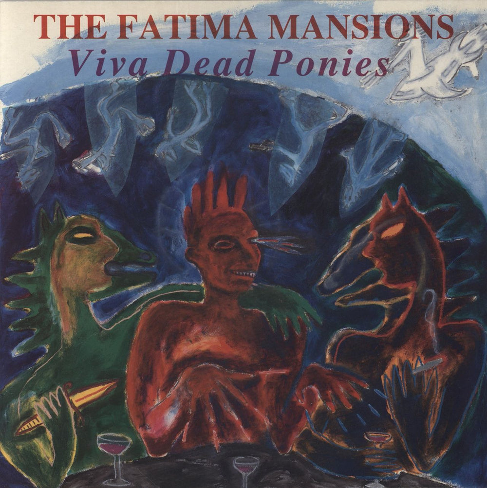 The Fatima Mansions Viva Dead Ponies UK vinyl LP album (LP record) KWLP15