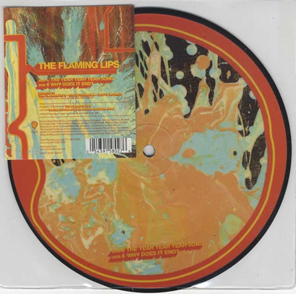 The Flaming Lips The Yeah Yeah Yeah Song UK 7" vinyl picture disc (7 inch picture disc single) W711