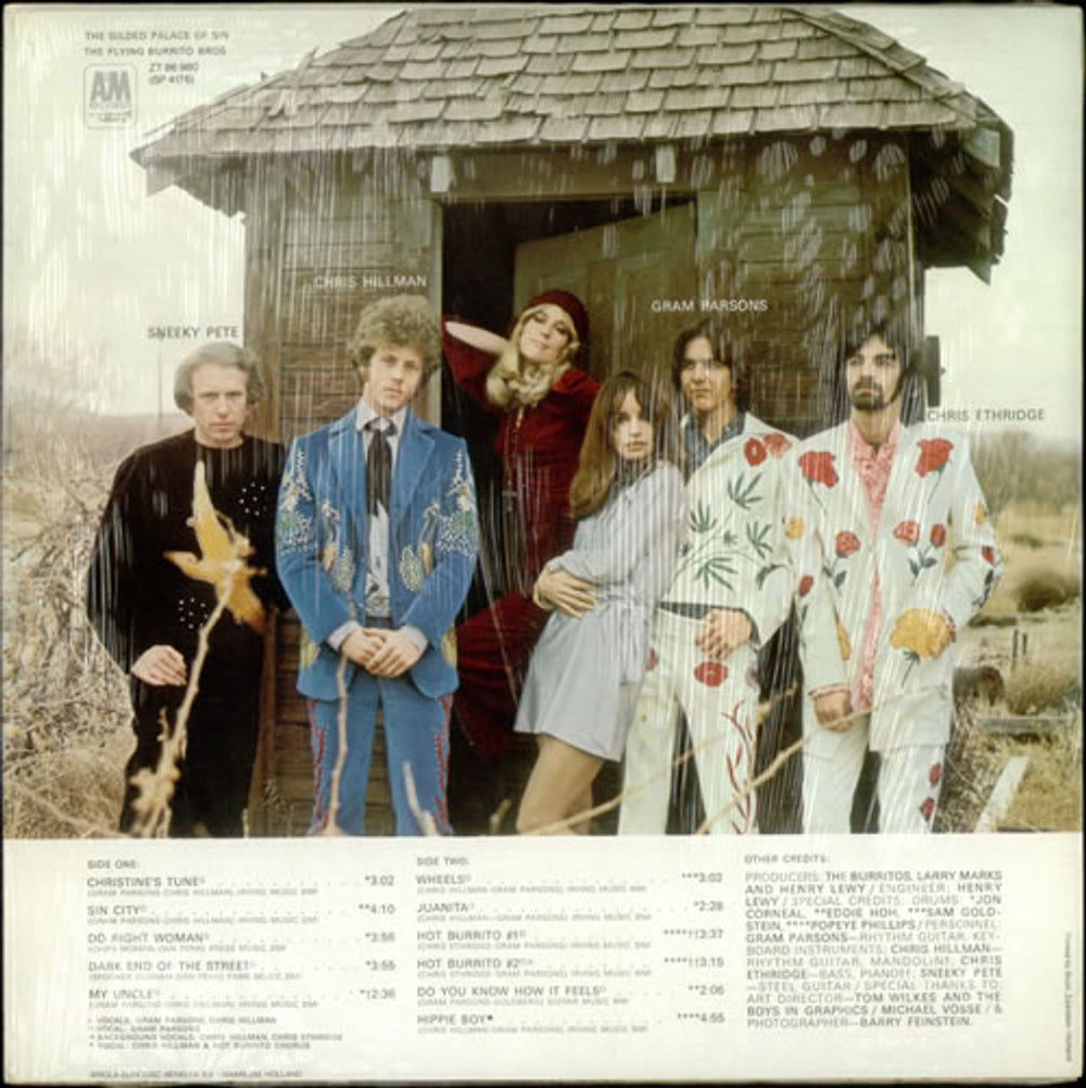 The Flying Burrito Brothers The Gilded Palace Of Sin Dutch vinyl LP album (LP record) FBBLPTH542070