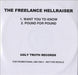 The Freelance Hellraiser Want You To Know UK Promo CD-R acetate CD-R ACETATE