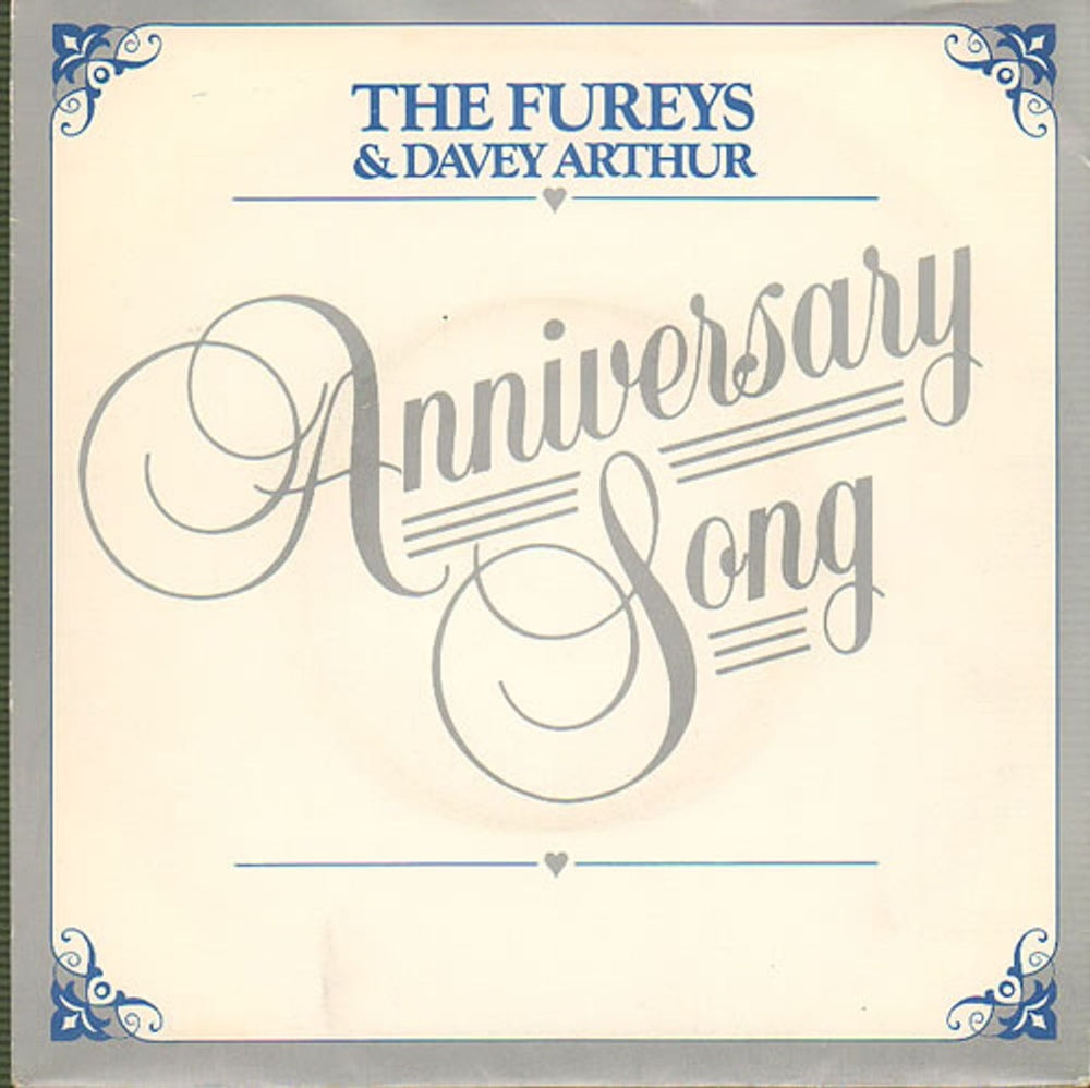 The Fureys And Davey Arthur Anniversary Song UK 7" vinyl single (7 inch record / 45) RITZ032