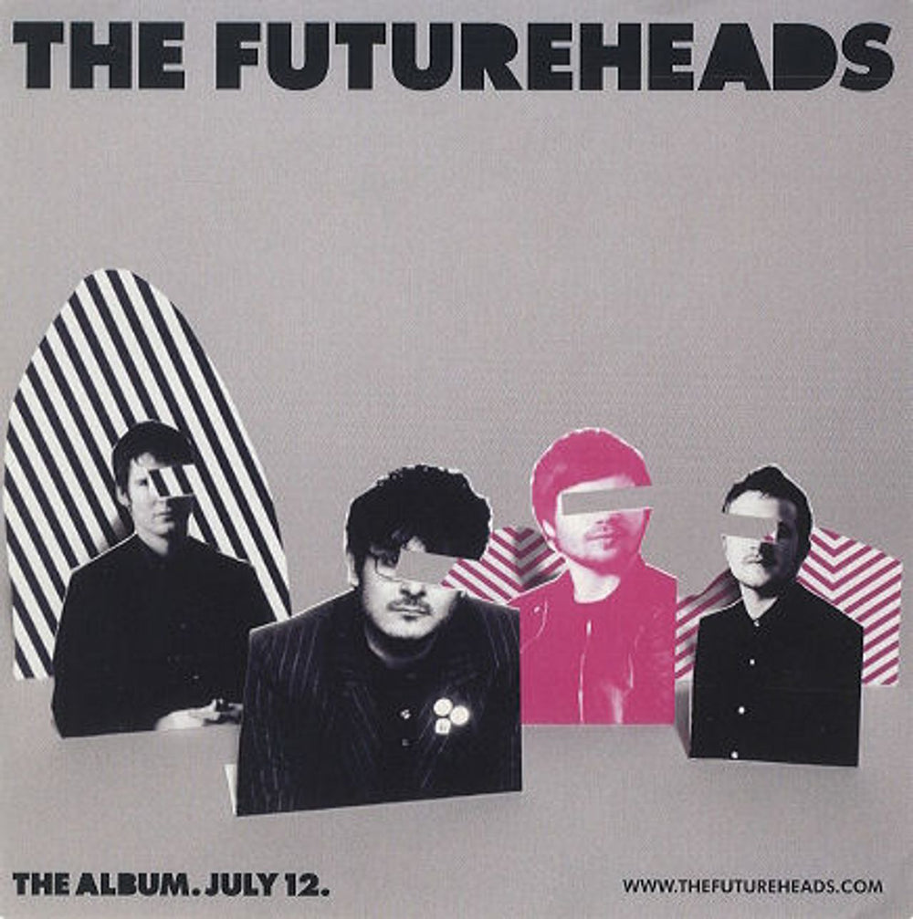 The Futureheads The Futureheads - Sticker UK Promo handbill PROMO STICKER