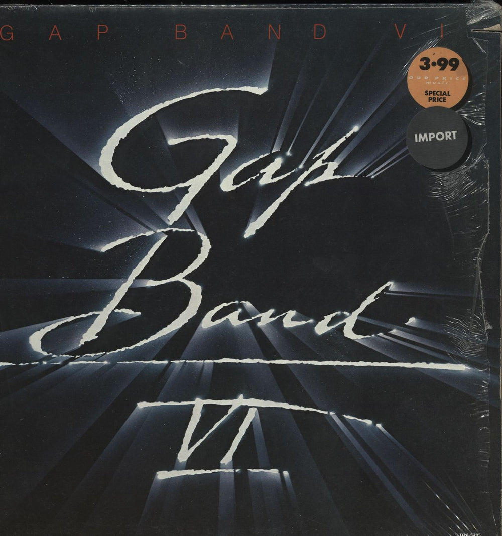 The Gap Band Gap Band VI Canadian vinyl LP album (LP record) TEL8-5705