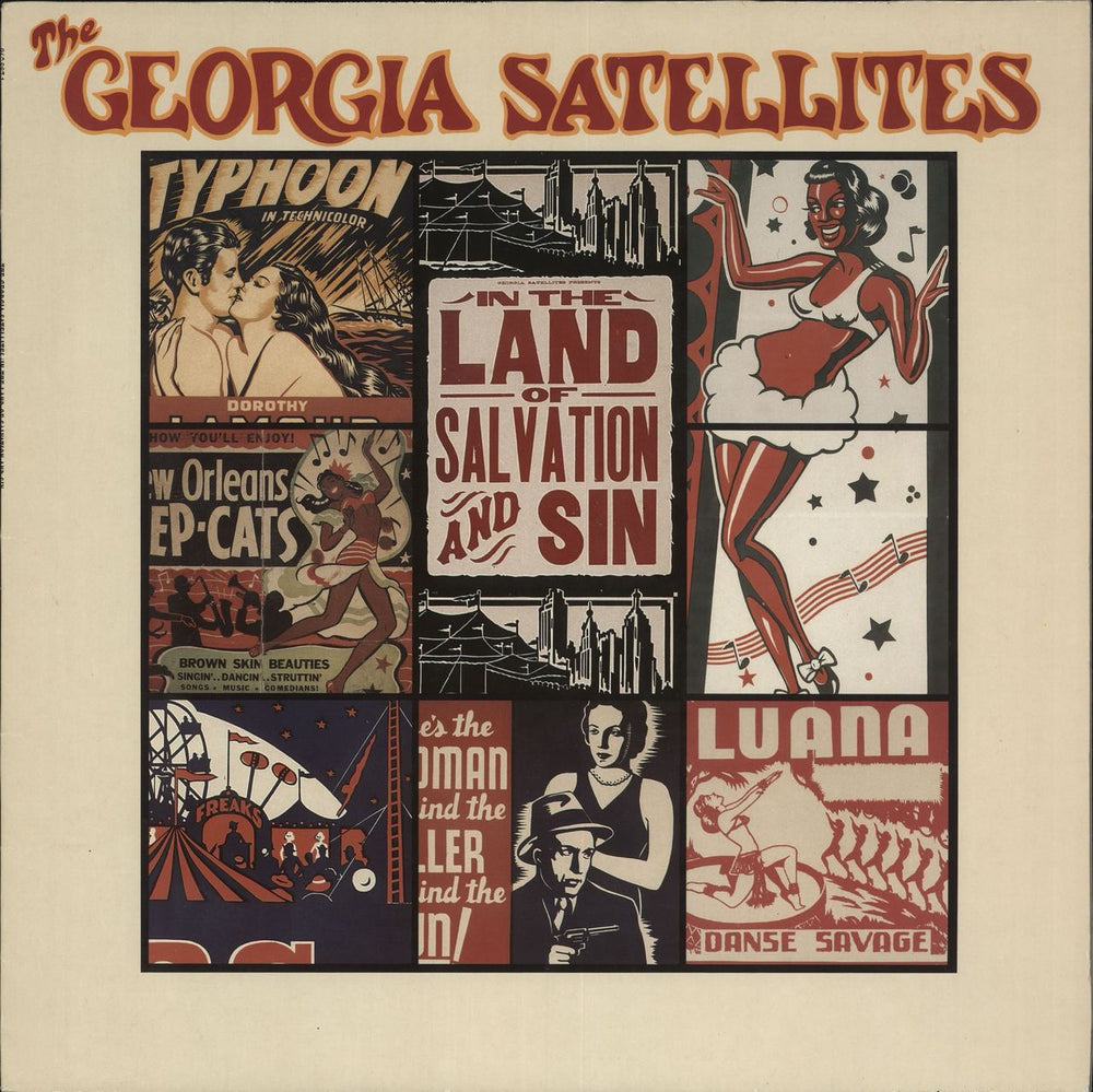The Georgia Satellites In The Land Of Salvation And Sin UK vinyl LP album (LP record) EKT62