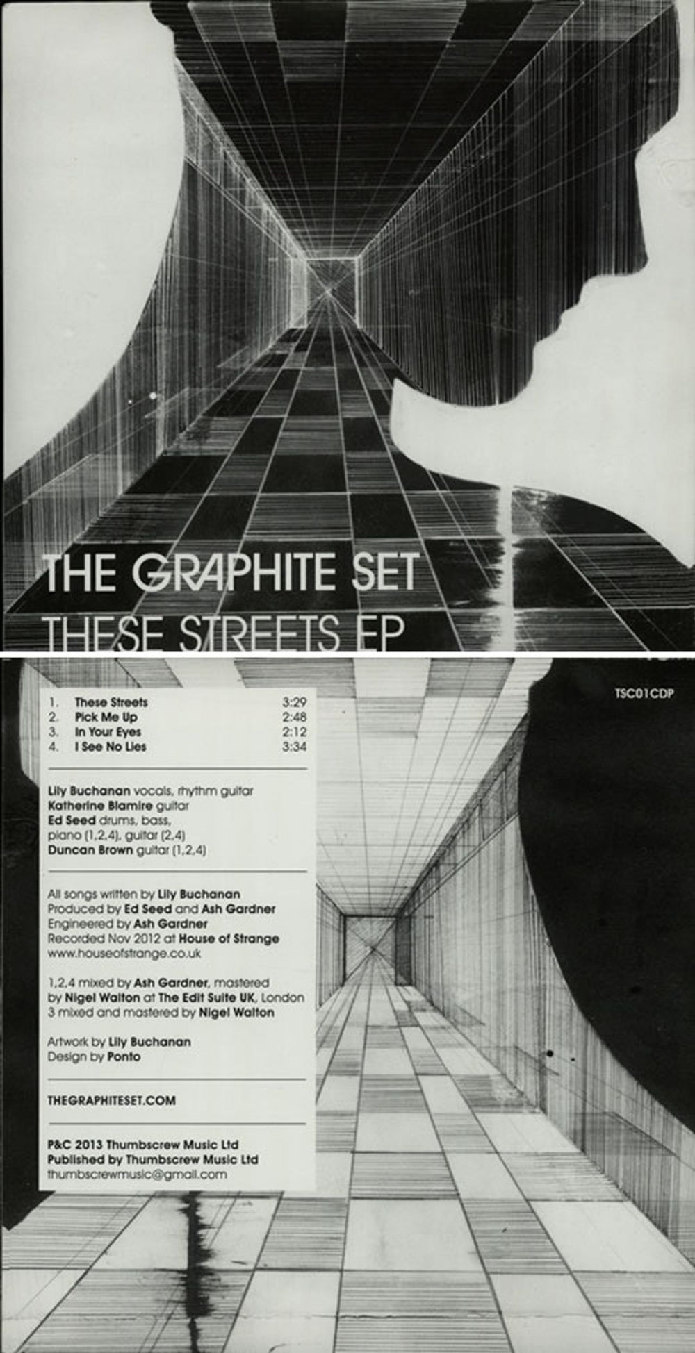 The Graphite Set These Streets EP + 12" UK Promo CD single (CD5 / 5") W9ZC5TH627241