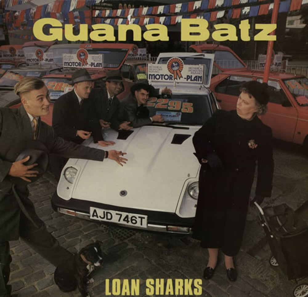 The Guana Batz Loan Sharks UK vinyl LP album (LP record) NOSE10