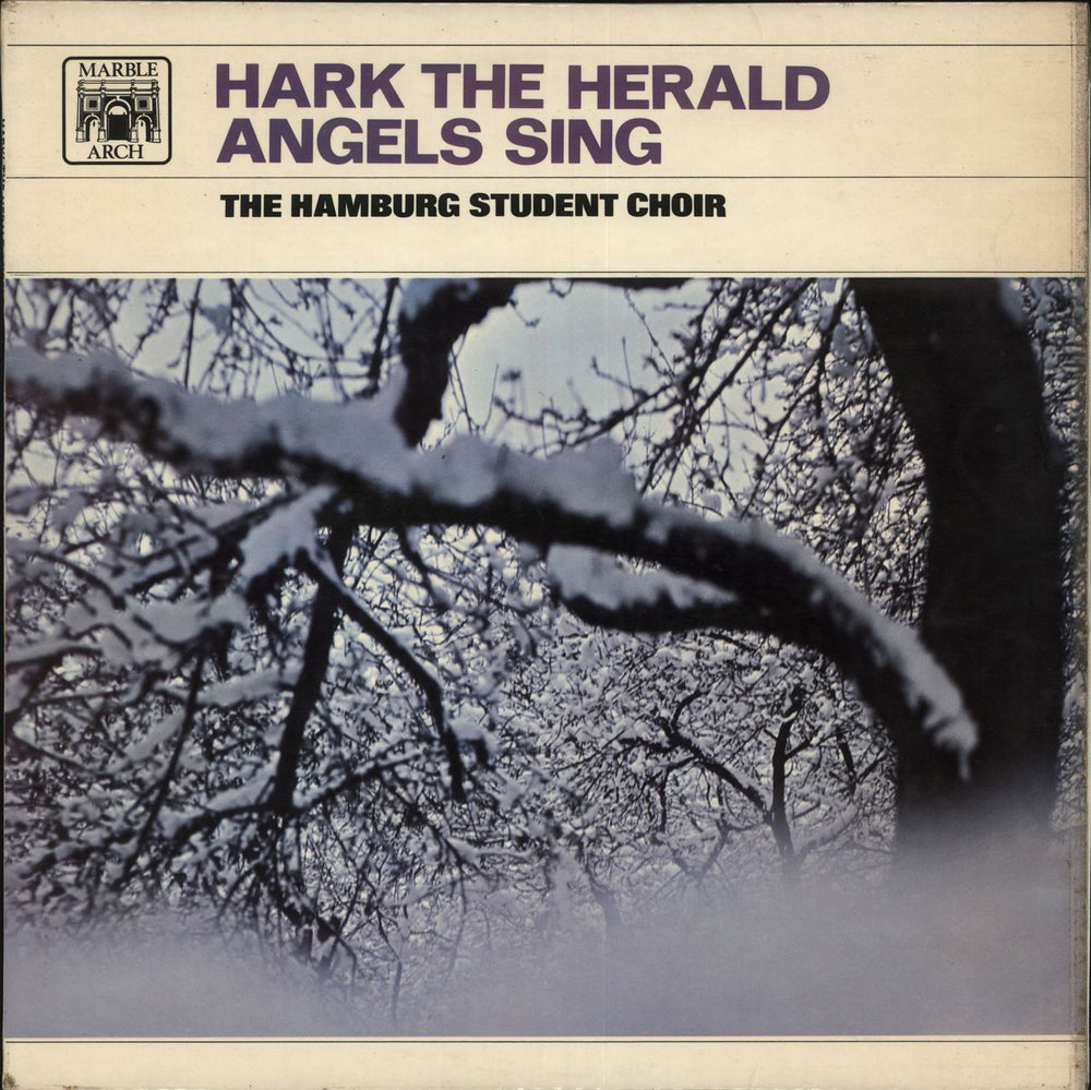 The Hamburg Student Choir Hark! The Herald Angels Sing UK vinyl LP album (LP record) MAL629