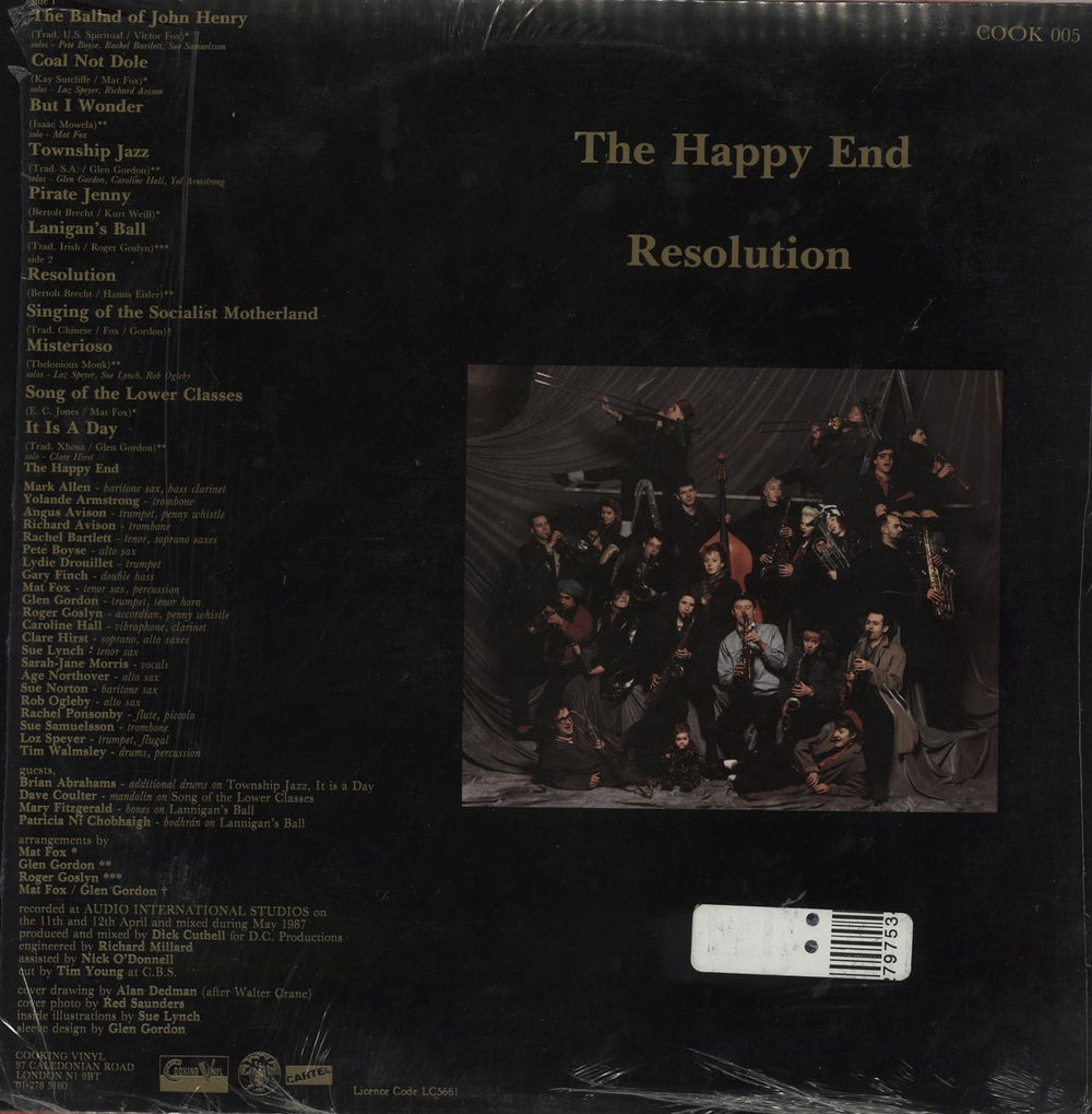 The Happy End Resolution UK vinyl LP album (LP record)