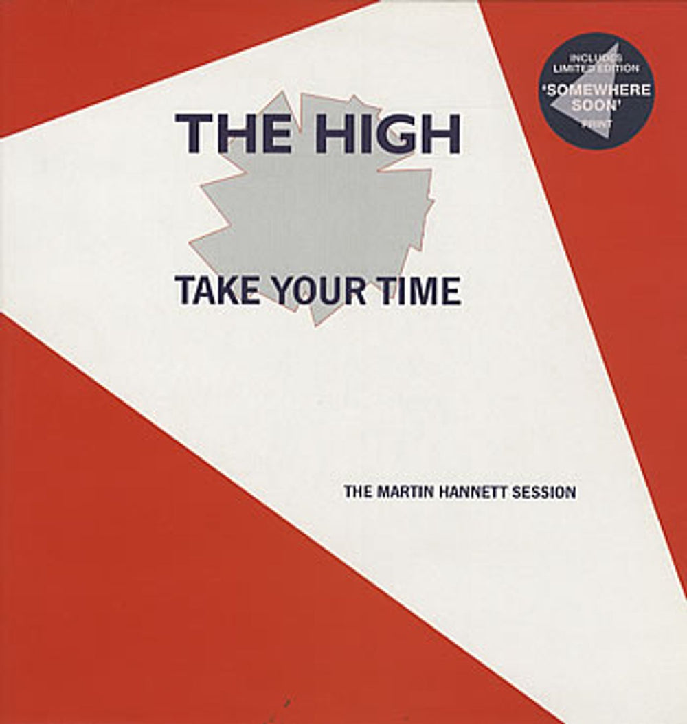 The High Take Your Time UK 12" vinyl single (12 inch record / Maxi-single) LONXP280