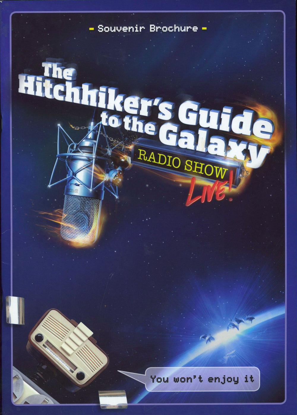 The Hitch-Hikers Guide To The Galaxy The Hitchhiker's Guide to the Galaxy Radio Show Live! UK tour programme