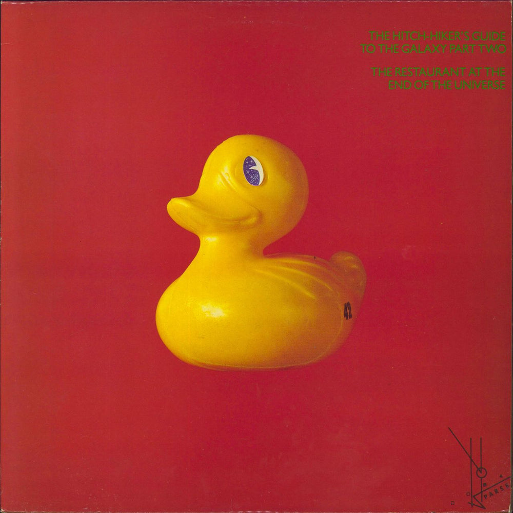 The Hitch-Hikers Guide To The Galaxy The Restaurant At The End Of The Universe UK vinyl LP album (LP record) ORA54