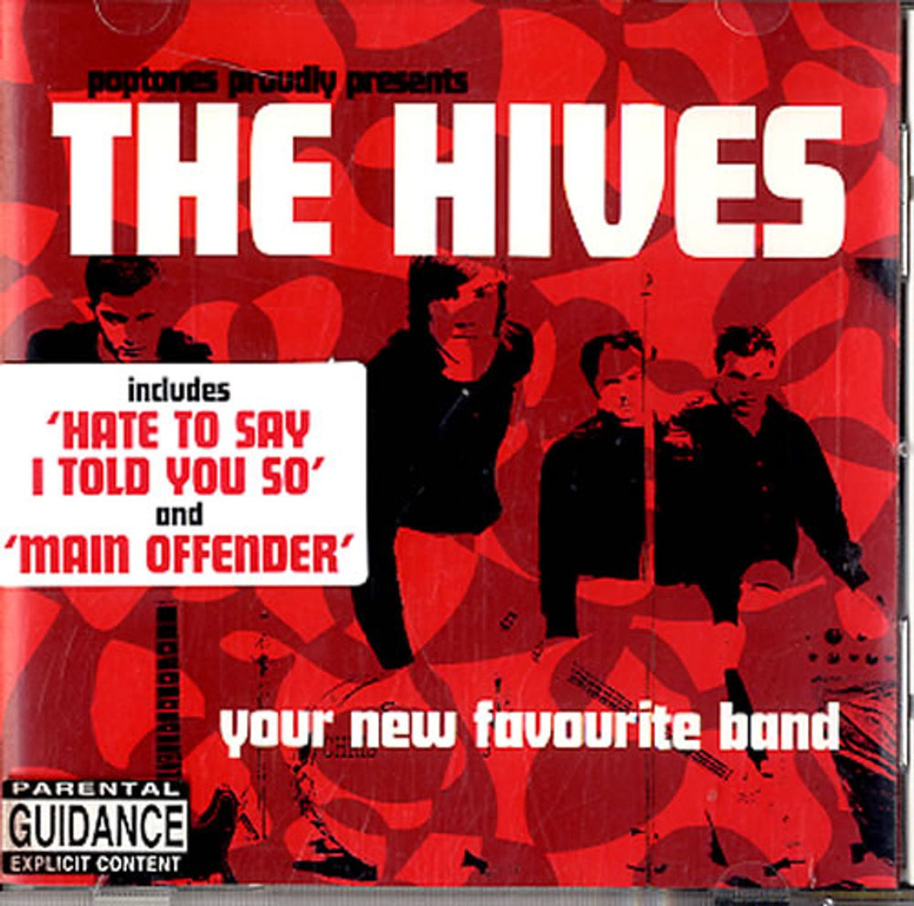 The Hives Your New Favourite Band - jewel case UK CD album (CDLP) MC5055CD