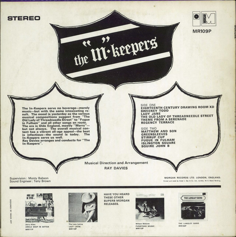 The In-Keepers The "In"-Keepers UK vinyl LP album (LP record)