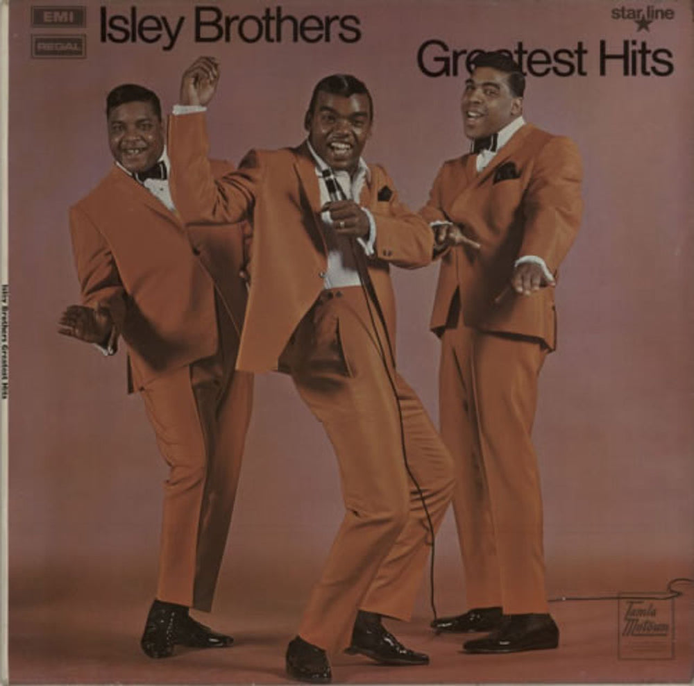 The Isley Brothers Greatest Hits UK vinyl LP album (LP record) SRS5043