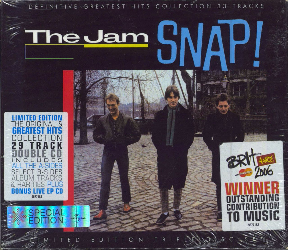 The Jam Snap! - Sealed UK 3-CD album set (Triple CD) 9877182