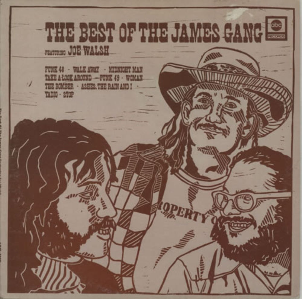 The James Gang The Best Of The James Gang UK vinyl LP album (LP record) ABCL5027