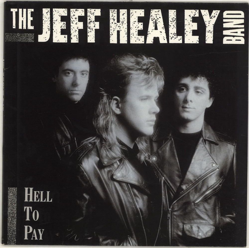The Jeff Healey Band Hell To Pay German vinyl LP album (LP record) 210815