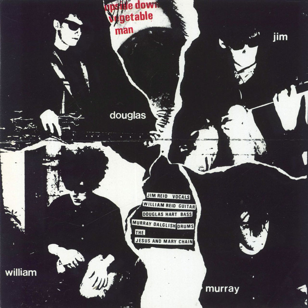 The Jesus & Mary Chain Upside Down - Reissue with T-Shirt Offer Insert UK 7" vinyl single (7 inch record / 45)