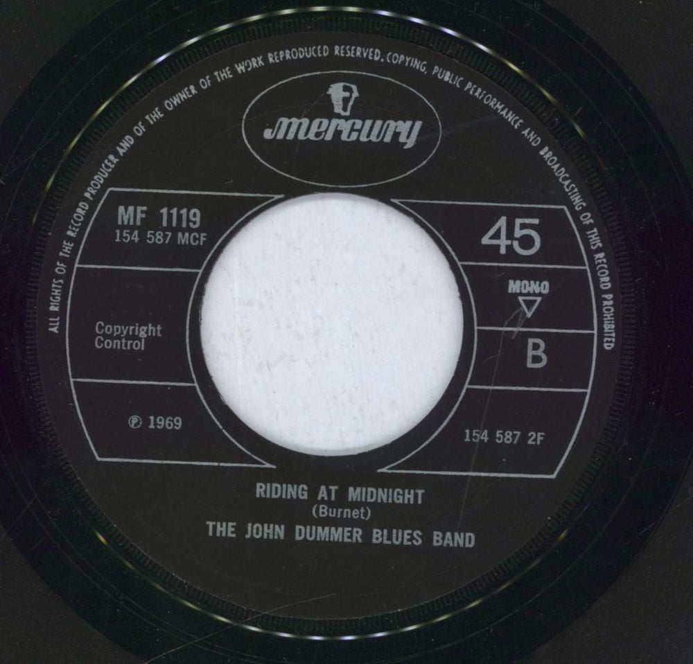 The John Dummer Blues Band Try Me One More Time UK 7" vinyl single (7 inch record / 45)