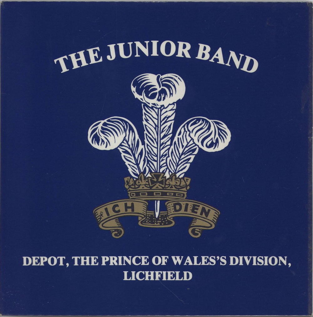 The Junior Band Depot, The Prince Of Wales Division, Lichfield UK 7" vinyl single (7 inch record / 45) 0559