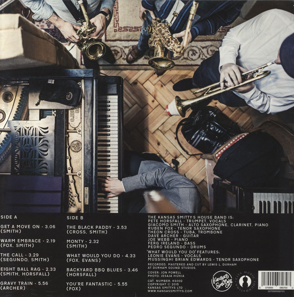 The Kansas Smitty's House Band The Kansas Smitty's House Band UK vinyl LP album (LP record) 5070000080703