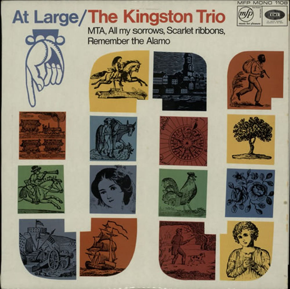 The Kingston Trio At Large UK vinyl LP album (LP record) MFP1108