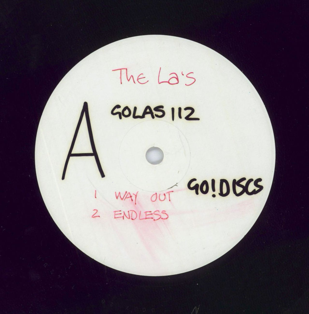 The La's Way Out - White Label UK Promo 12" vinyl single (12 inch record / Maxi-single) GOLAS112/GODX20