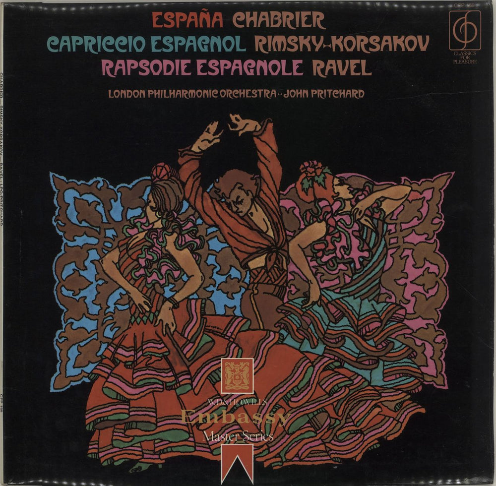 The London Philharmonic Orchestra España / Capriccio Espagnol / Rapsodie Espagnole UK vinyl LP album (LP record) CFP169