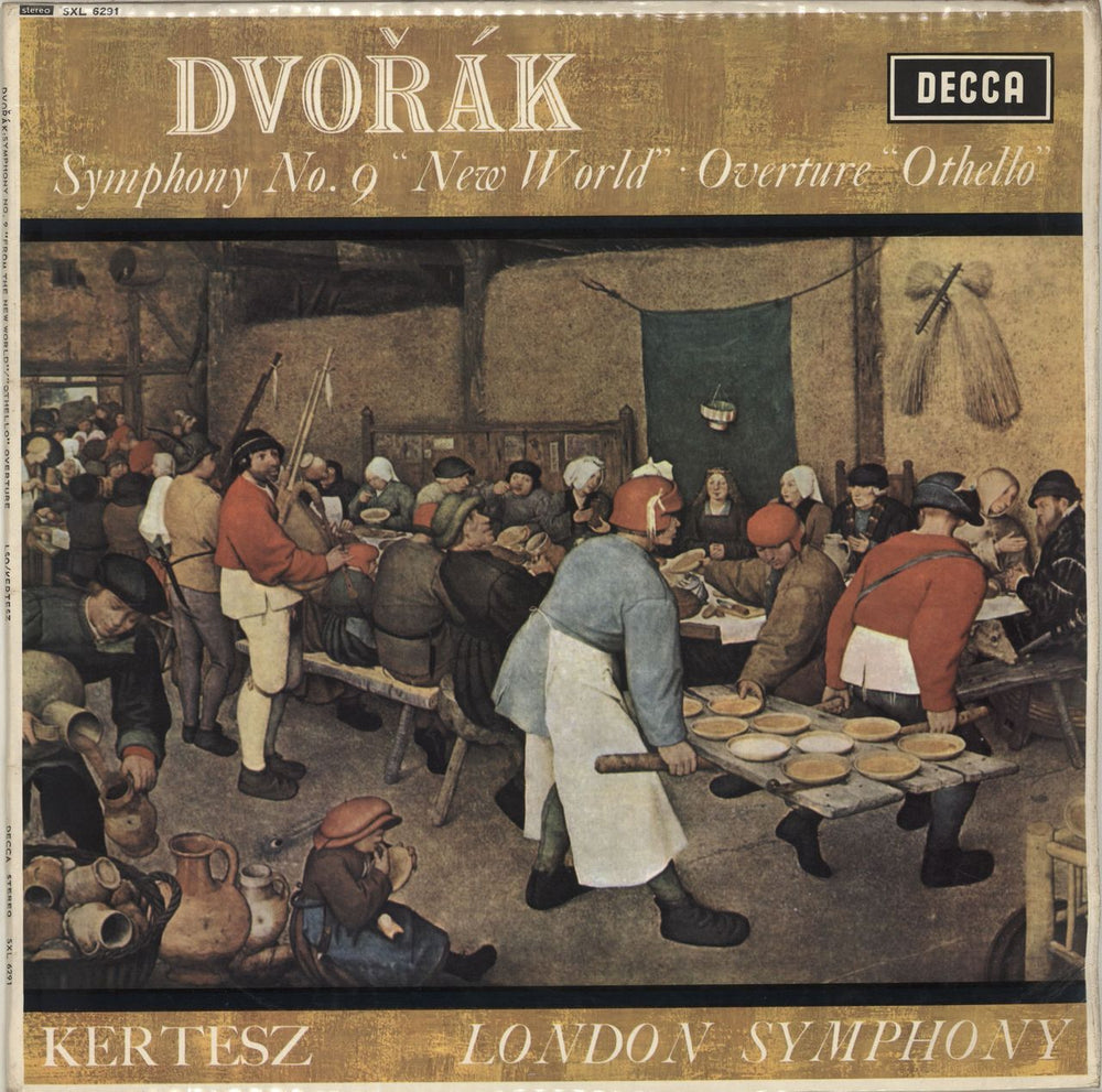 The London Symphony Orchestra Symphony No. 9 'New World' / Overture 'Othello' - 1st UK vinyl LP album (LP record) SXL6291