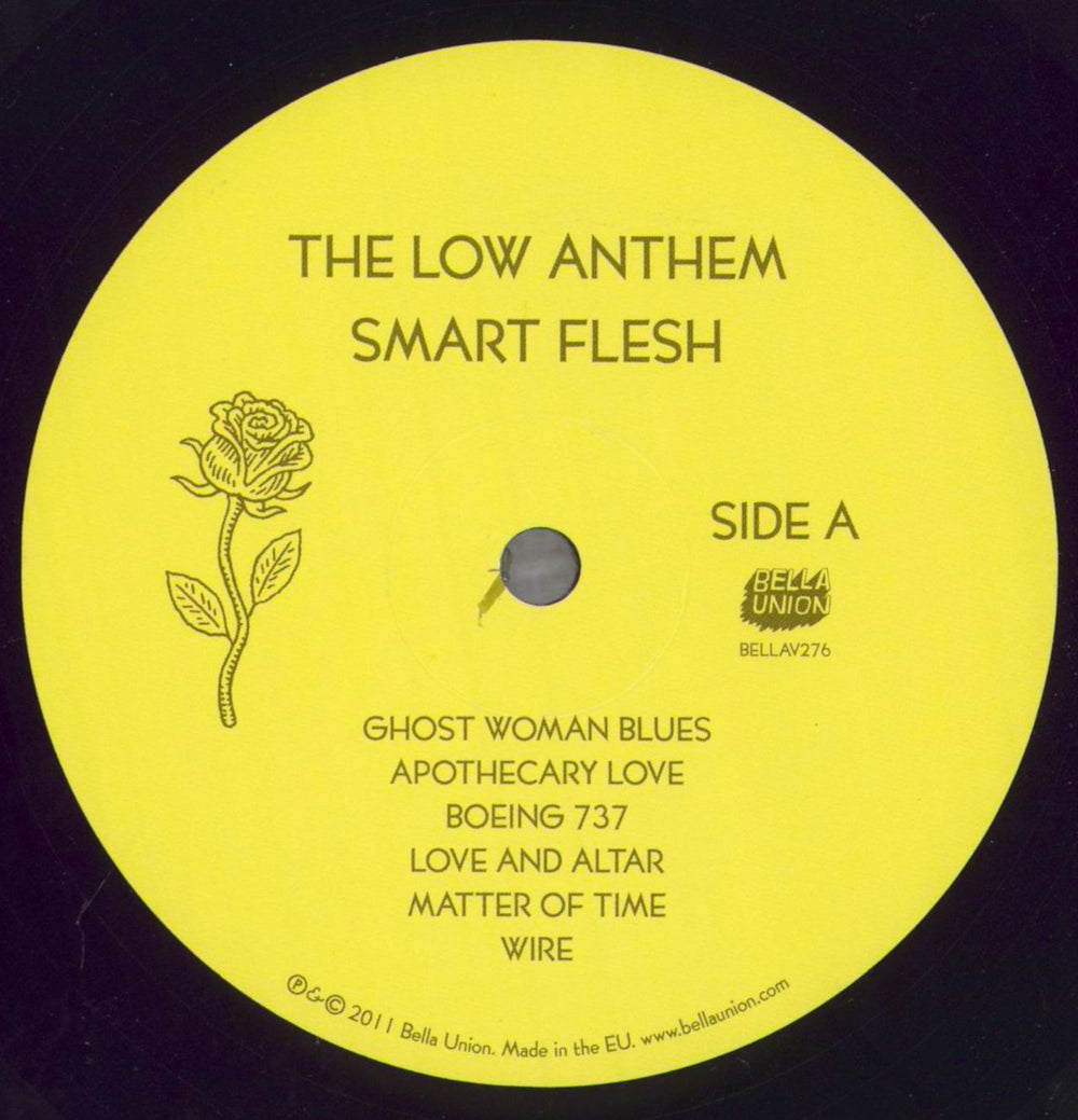 The Low Anthem Smart Flesh - 180gm UK vinyl LP album (LP record) LWBLPSM821806