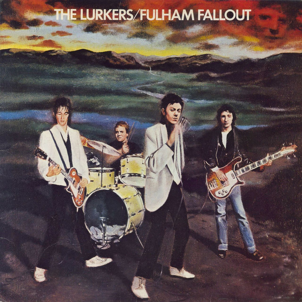 The Lurkers Fulham Fallout + Flexi UK vinyl LP album (LP record) BEGA2