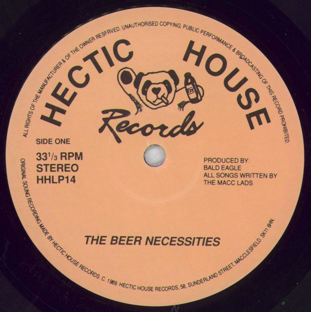 The Macc Lads The Beer Necessities UK vinyl LP album (LP record) TMDLPTH824668