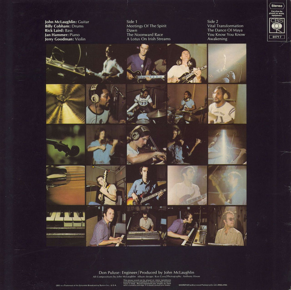 The Mahavishnu Orchestra The Inner Mounting Flame - 1st - VG UK vinyl LP album (LP record)