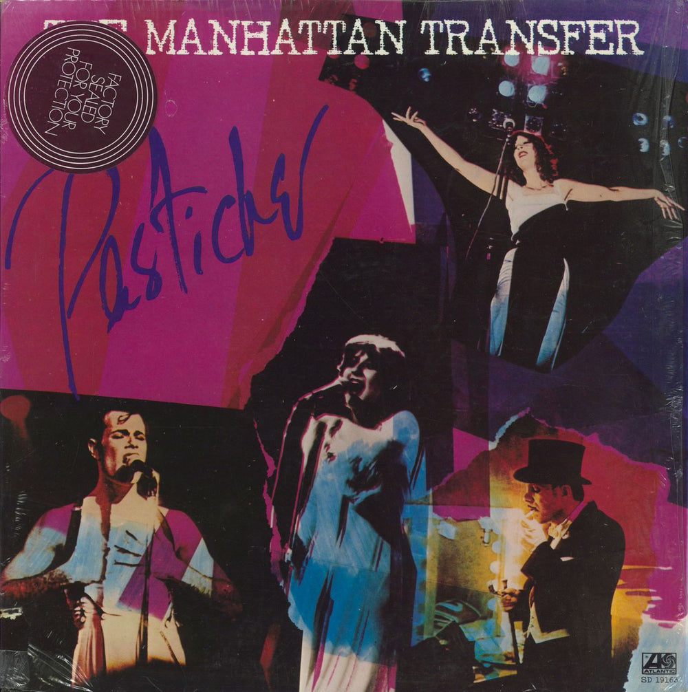 The Manhattan Transfer Pastiche US vinyl LP album (LP record) SD19163