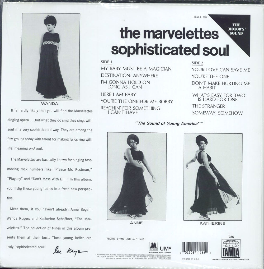 The Marvelettes Sophisticated Soul - Sealed US vinyl LP album (LP record) 602508112881