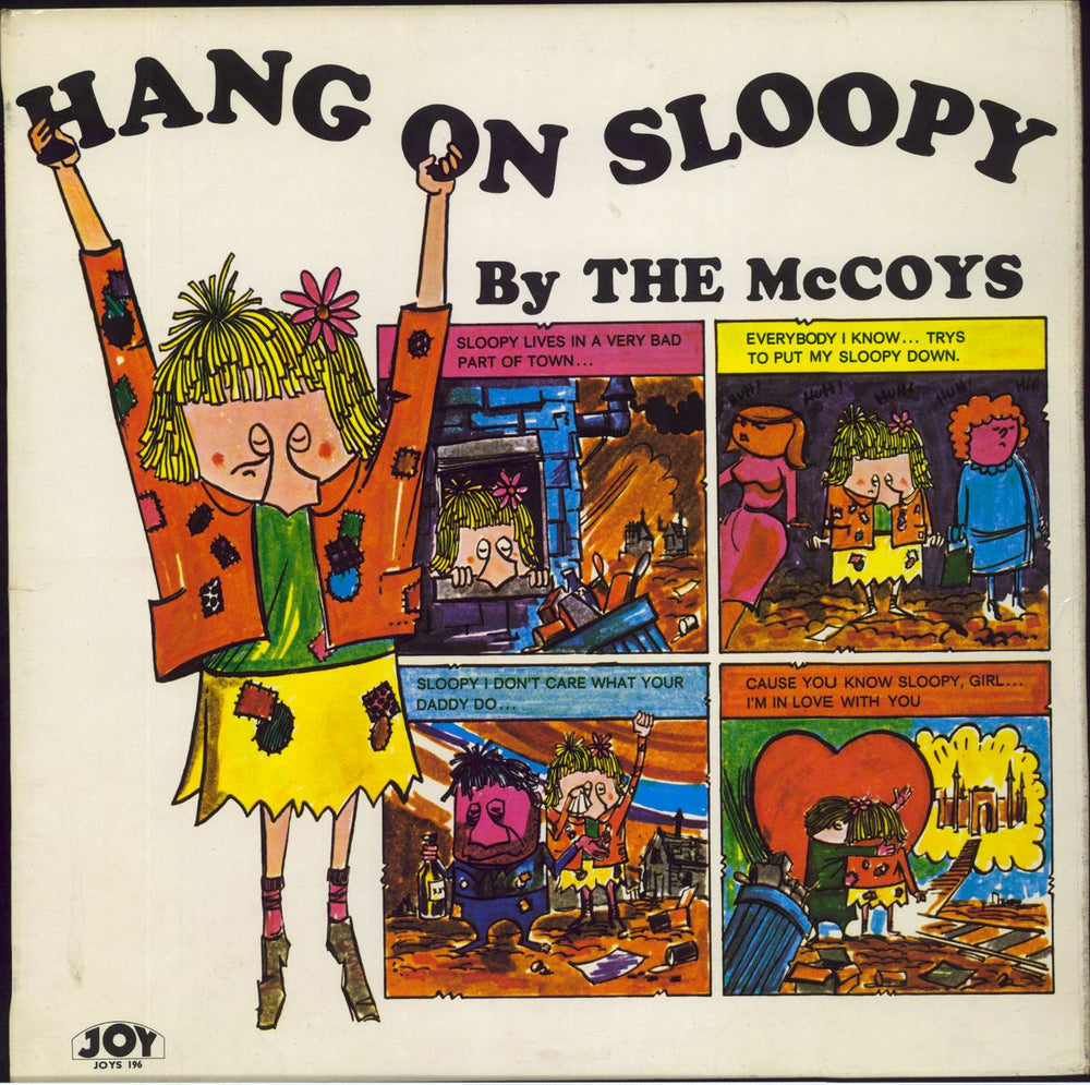 The McCoys Hang On Sloopy UK vinyl LP album (LP record) JOYS196