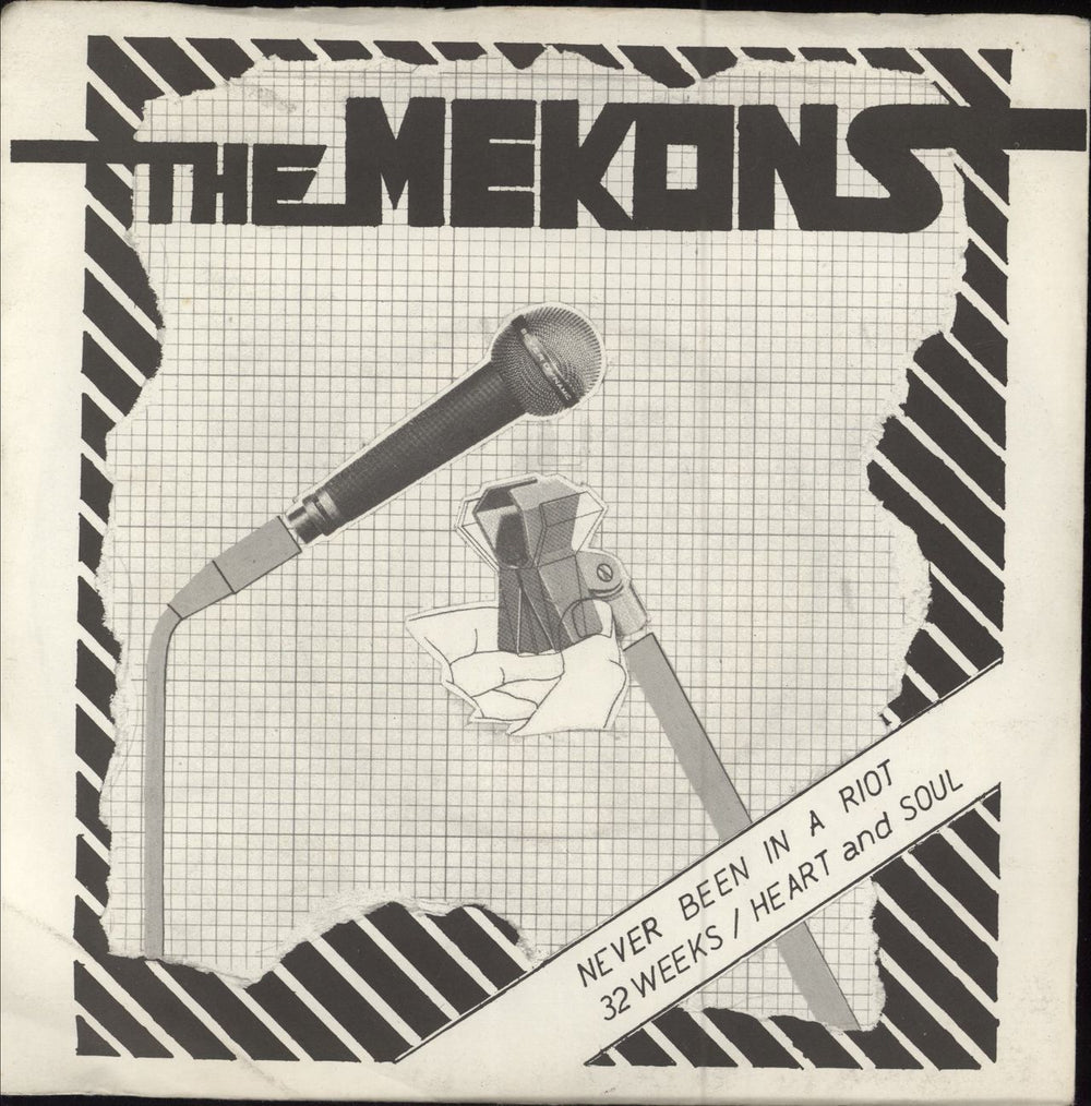 The Mekons Never Been In A Riot UK 7" vinyl single (7 inch record / 45) FAST1