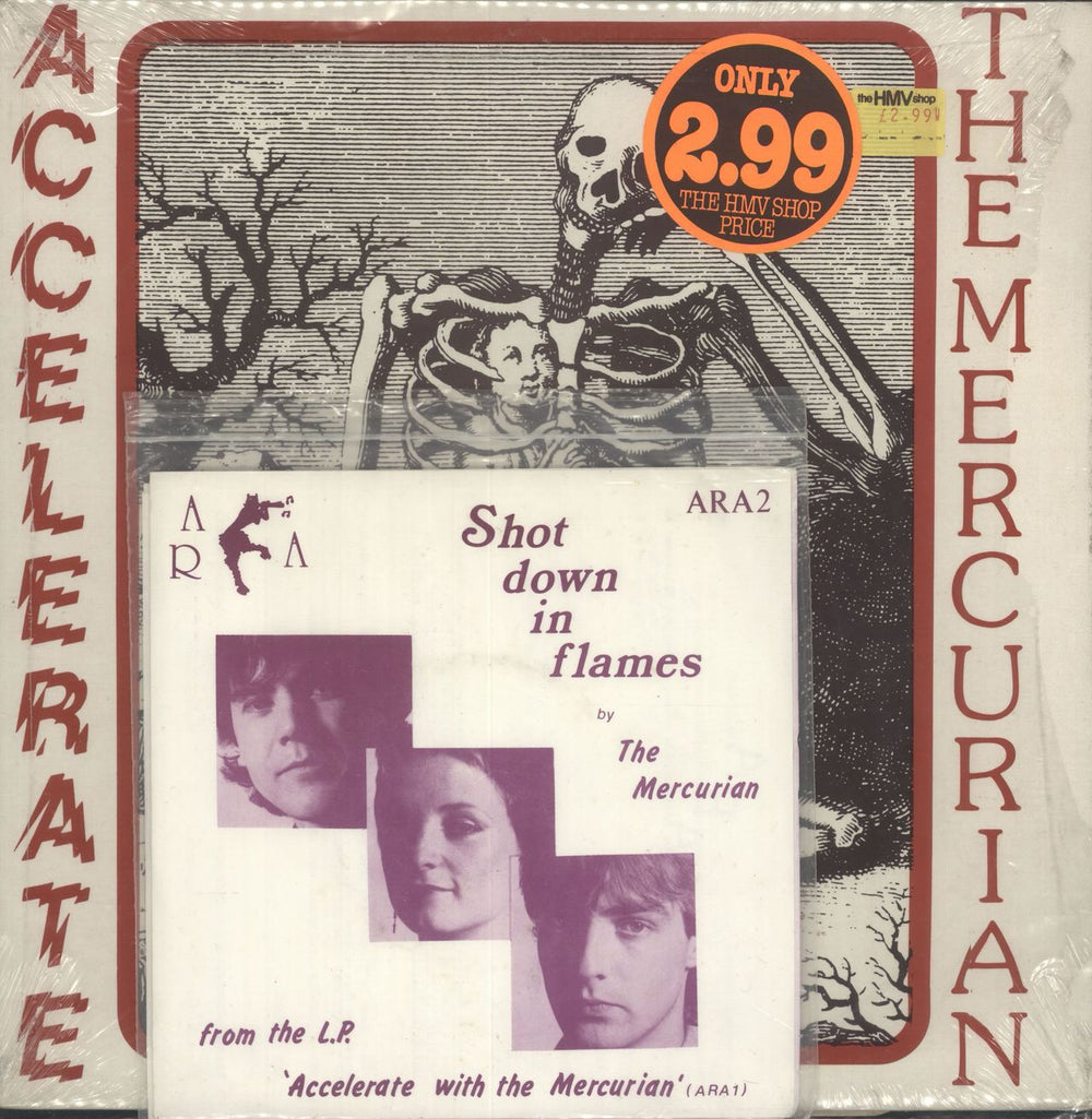 The Mercurian Accelerate With The Mercurian + 7" UK vinyl LP album (LP record) ARA1/2