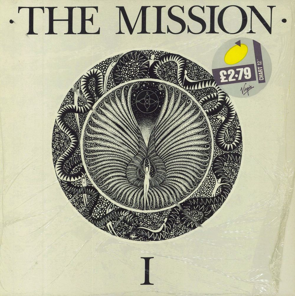 The Mission I - Serpents Kiss - Shrink UK 12" vinyl single (12 inch record / Maxi-single) CHAP6