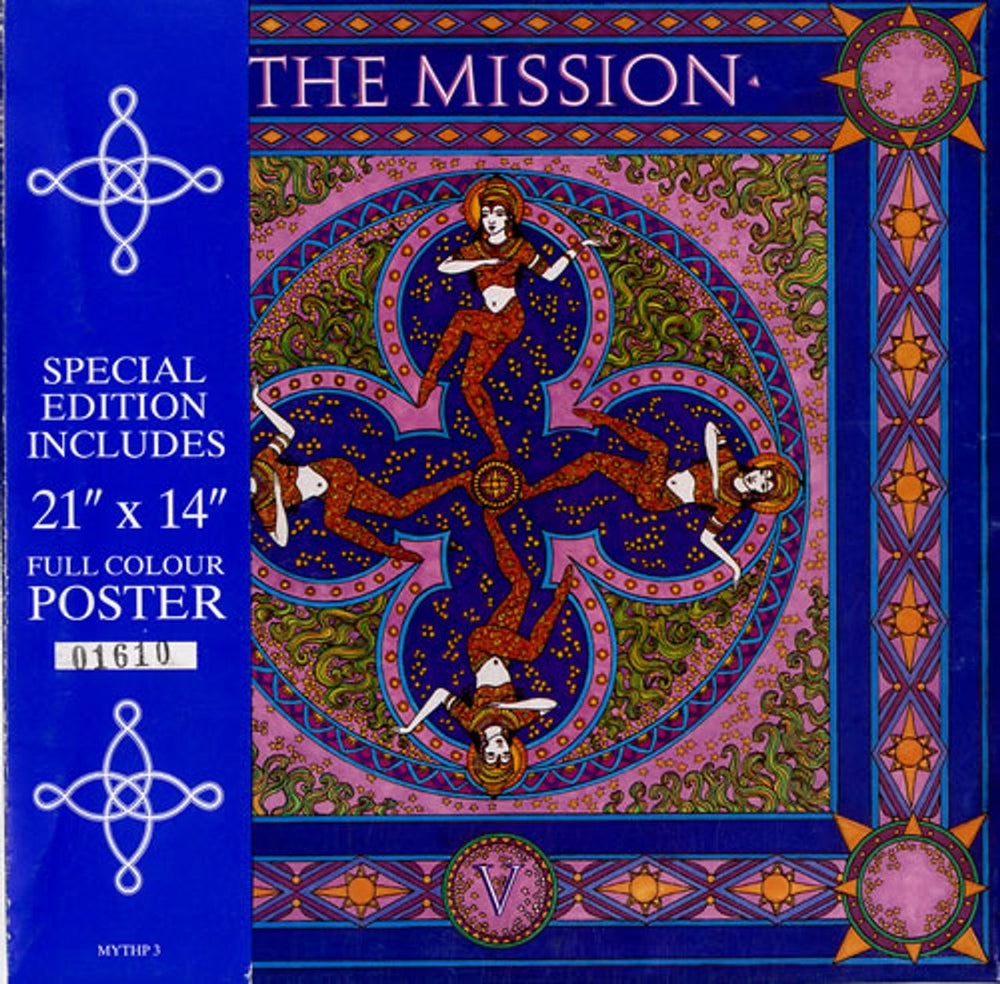 The Mission Severina - Poster Sleeve + Numbered Belly Band UK 7" vinyl single (7 inch record / 45) MYTHP3