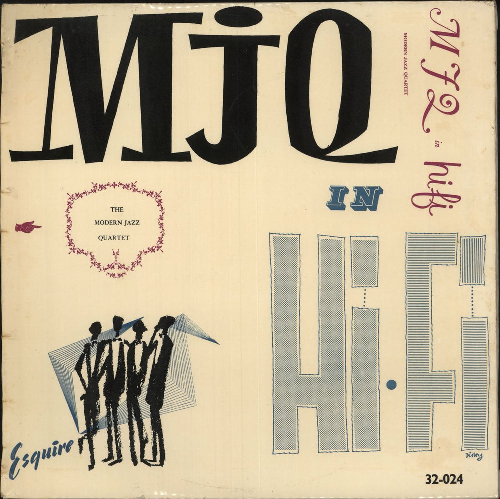 The Modern Jazz Quartet MJQ In Hi-Fi UK vinyl LP album (LP record) 32-024