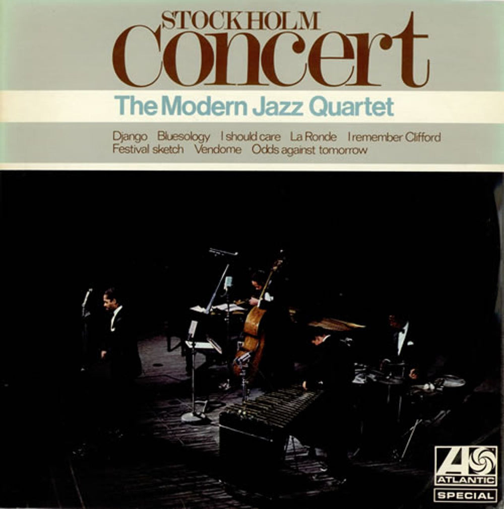 The Modern Jazz Quartet Stockholm Concert UK vinyl LP album (LP record) 590.012